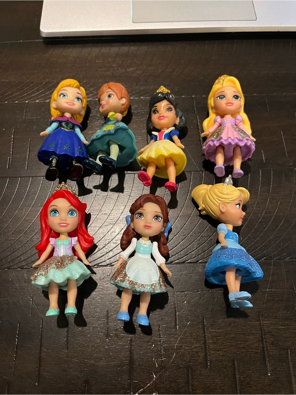 Mini Dolls My First Disney Princess Frozen Anna Elsa Aerial 3” Figure Repunzel 7